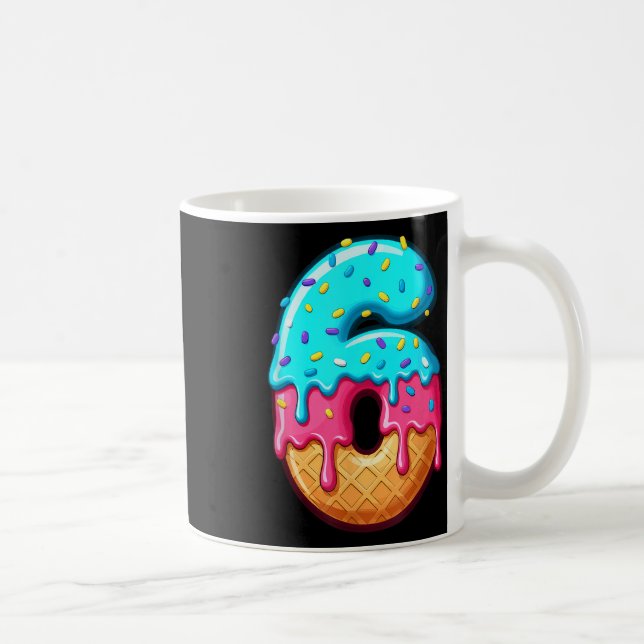 Mug Drôle 67 Numéro 6 Glace Goutte Meme Costume de Gro (Droite)