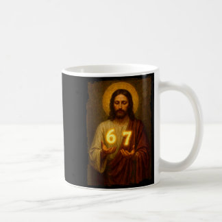 Mug Drôle 6 7 Jésus. Absurd Six Seven Mème, Ado bizarr