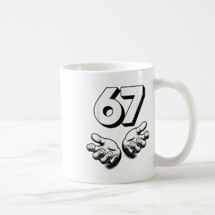 Mug Drôle 6 7 Mème Gen Alpha Gen Z Argot Six Sept 