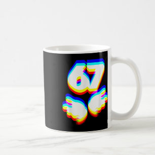 Mug Drôle 6 7 Mème Génération Alpha Argot Six Sept Edm