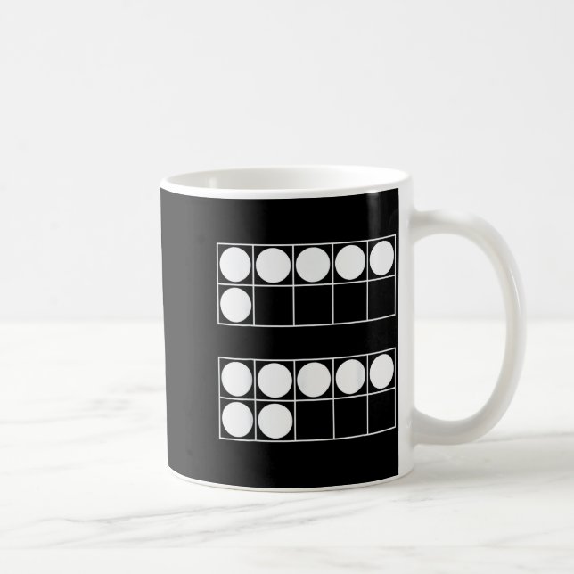 Mug Drôle 6 7 Nombre Math Enseignants Élèves Six Sept  (Droite)