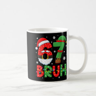 Mug Drôle 6 7 Six Sept Bruh Meme Noël Santa Elf 