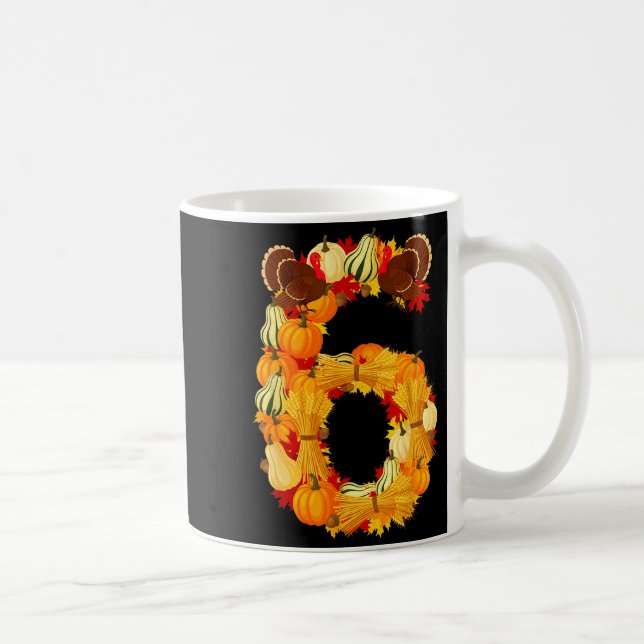 Mug Drôle 6 7 Six Sept Mème Couple Thanksgiving Dindon (Droite)