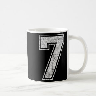 Mug Drôle 7 Numéro Sept Graphique Groupe Halloween Nai