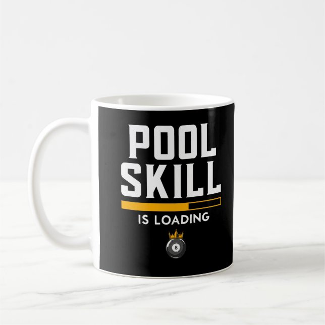 Mug Drôle 8 Ball Citation Sports Billard Piscine (Gauche)
