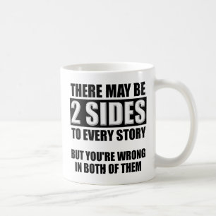 Mug drôle à deux côtés