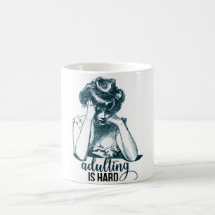 Mug Drôle Adulte est hard Gibson Girl