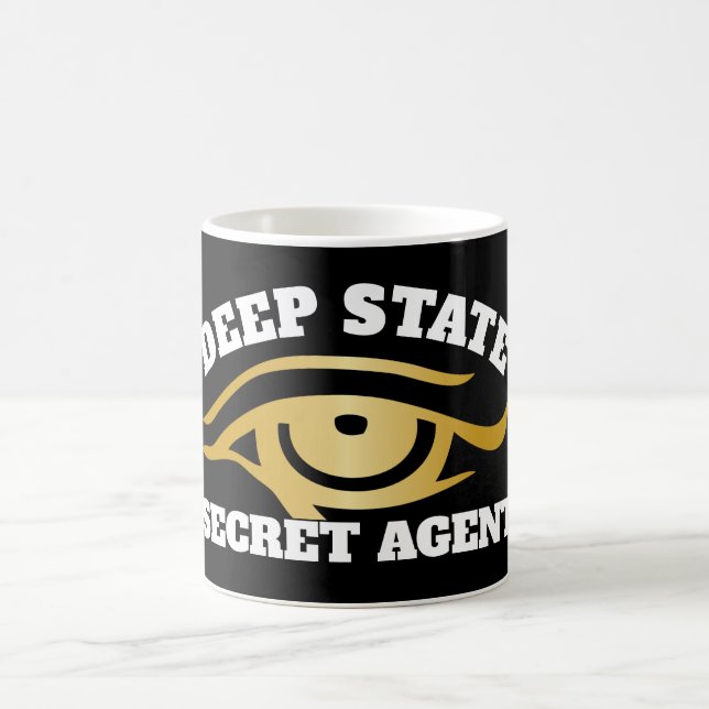 Mug Drôle "agent de secret d'État profond " (Centre)