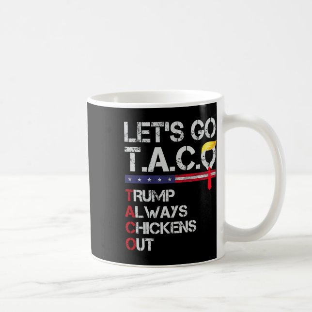 Mug Drôle Allons-y Taco 19 (Droite)