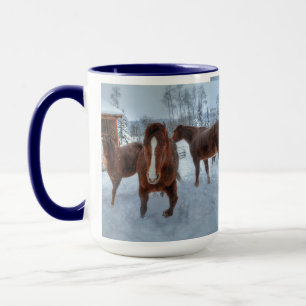 Mug Drôle Amorous Stallion et Chevaux de jument