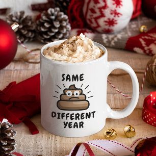Mug Drôle année de merde cadeau de Noël