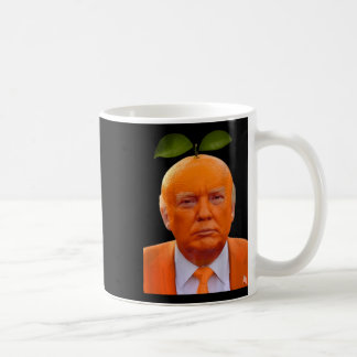 Mug Drôle Anti-trump Orange Clair Fruit Visage Costume