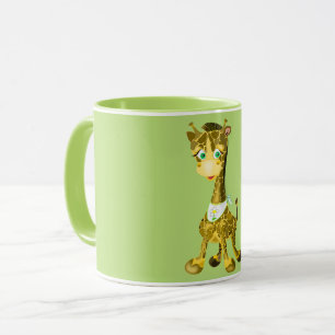 Mug drôle avec une joyeuse Giraffe bébé - Choisiss