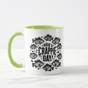 Mug Drôle Avoir une journée crapet pêche