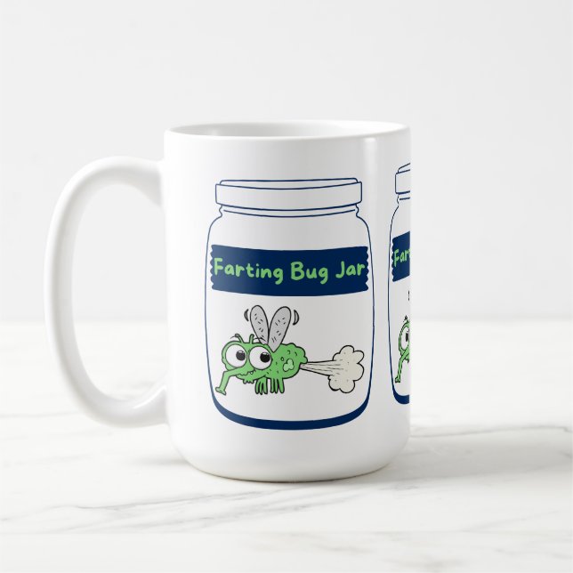Mug Drôle baisant bocal (Gauche)