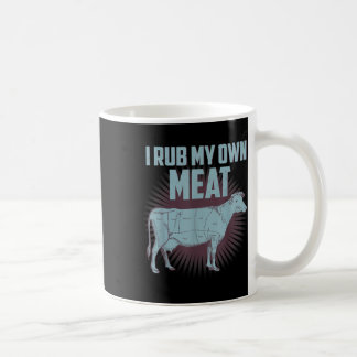 Mug Drôle Barbecue Chef Cadeau _ I Rub My own Meat _ J