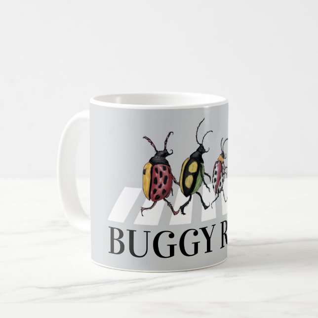 Mug Drôle Beetles (Devant gauche)