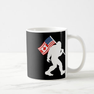 Mug Drôle Bigfoot Canada Les 51 État Trump Canada État