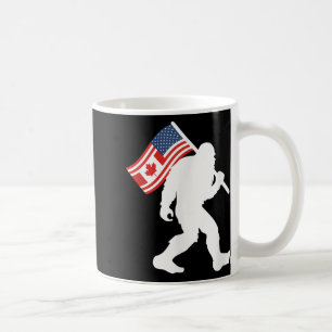 Mug Drôle Bigfoot Canada Les 51 États Trump Canada Éta