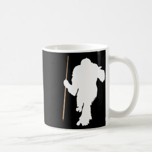 Mug Drôle Bigfoot Holding Pool Stick Billiards Sasquat