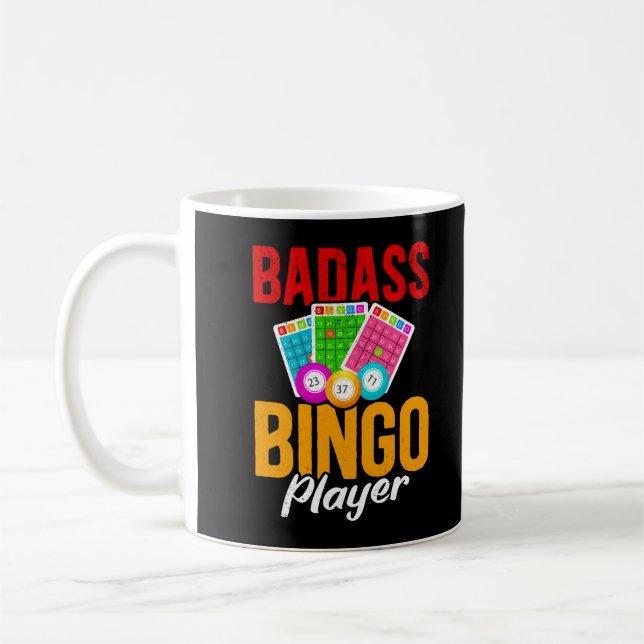 Mug Drôle Bingo Balls Sarcastique Joueur de Bingo (Gauche)