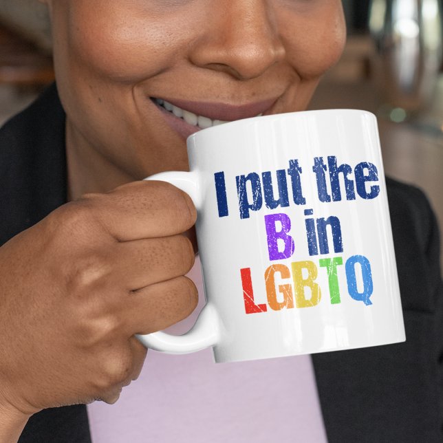 Mug Drôle Bisexuel LGBTQ Humour arc-en-ciel (Créateur téléchargé)