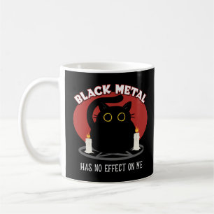 Mug Drôle Black Metal Satanic Cat Cote