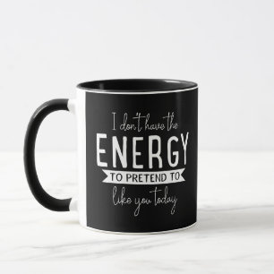 Mug Drôle blague pour papa, je n'ai pas le cadeau éner