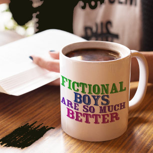Mug Drôle Bookworm Fictional Boys Sont Tant Mieux