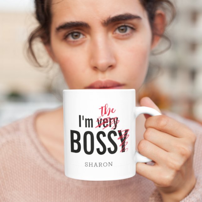 Mug Drôle Bossy Boss (Créateur téléchargé)