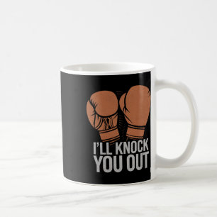 Mug Drôle Boxer Vous Frapper Les Gants De Boxe Je Saur