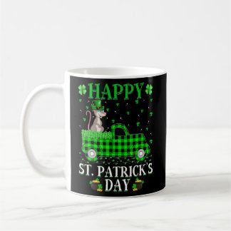 Mug Drôle Buffalo Plaid Camion Vert Bunny St. Patrick'