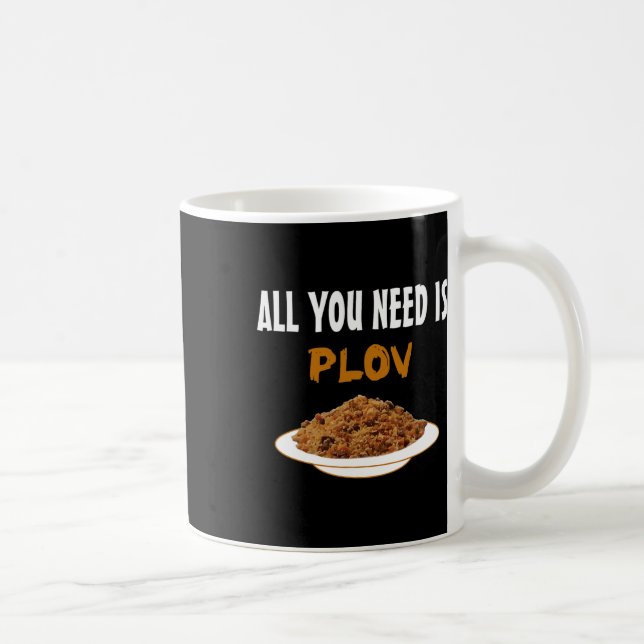 Mug Drôle Bukharian Ouzbek Nourriture - Plov Lover Bbq (Droite)