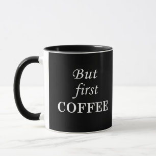 Mug Drôle buveur de café citations