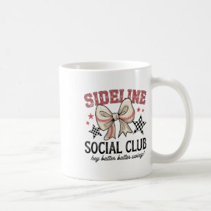 Mug Drôle Bysebyll Sideline Social Club Regarder Retro