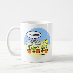 Mug Drôle Cactus et Fleurs Carton mignon Sud-ouest