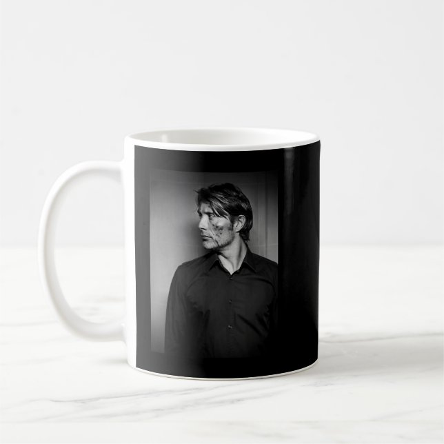Mug Drôle cadeau beau Mikkelsen Actor Mads mignon Cade (Gauche)