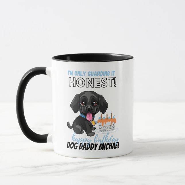 Mug Drôle cadeau d'anniversaire pour Black Labrador CH (Gauche)