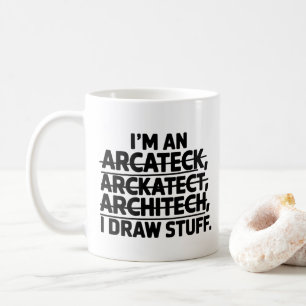 Mug Drôle cadeau d'architecture pour hommes et femmes