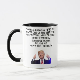 Mug Drôle cadeau de 60e anniversaire, 60e anniversaire