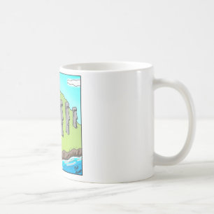 Mug Drôle cadeau de dessin animé de Cigar Island de Pâ