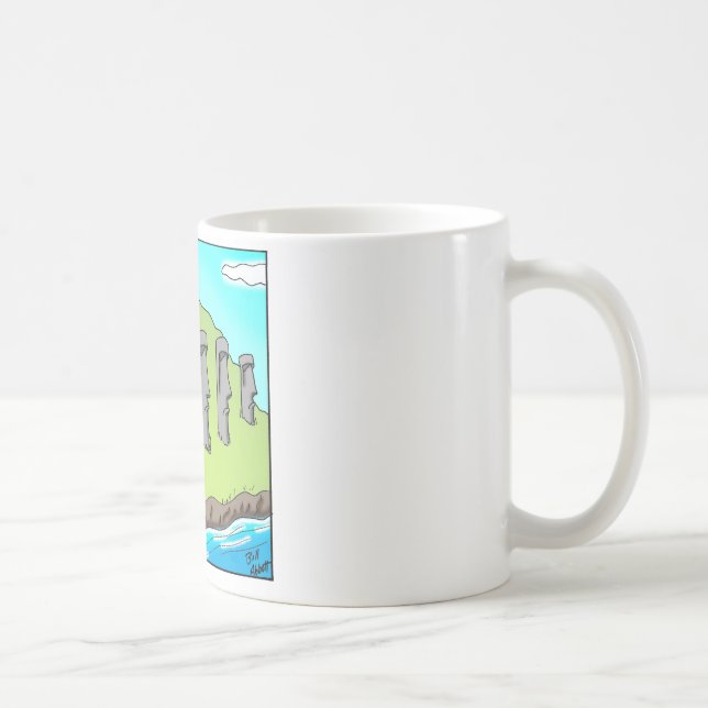 Mug Drôle cadeau de dessin animé de Cigar Island de Pâ (Droite)