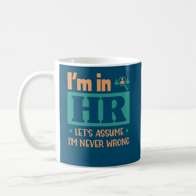 Mug Drôle Cadeau de l'agent des RH | Cadeau du collabo (Gauche)