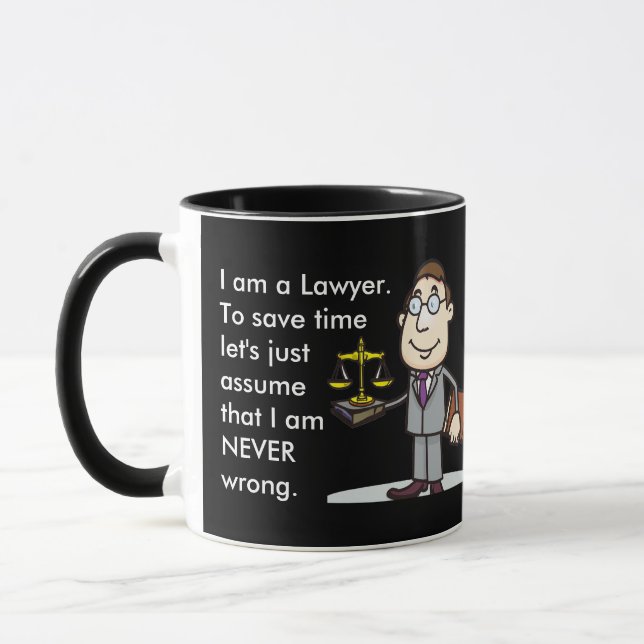 Mug Drôle cadeau de l'avocat (Gauche)