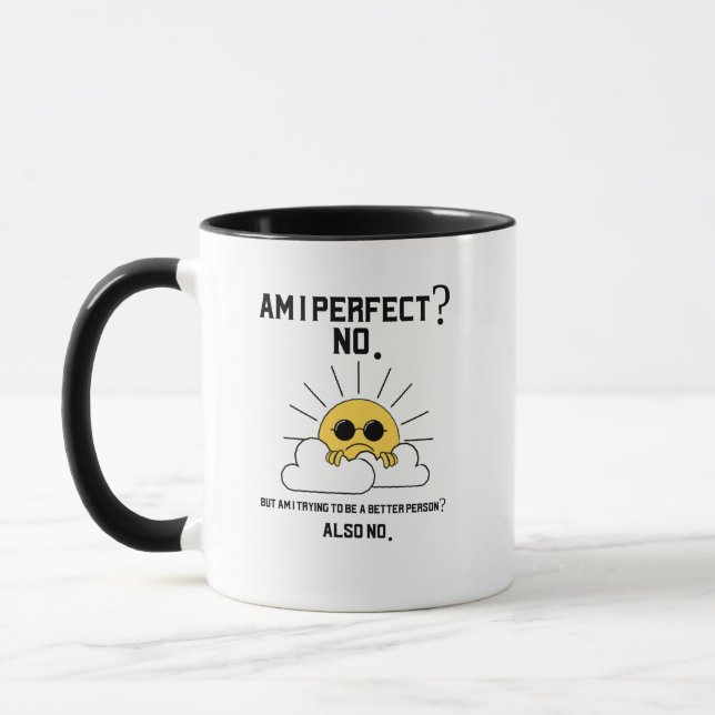 Mug Drôle cadeau de motivation sarcastique (Gauche)