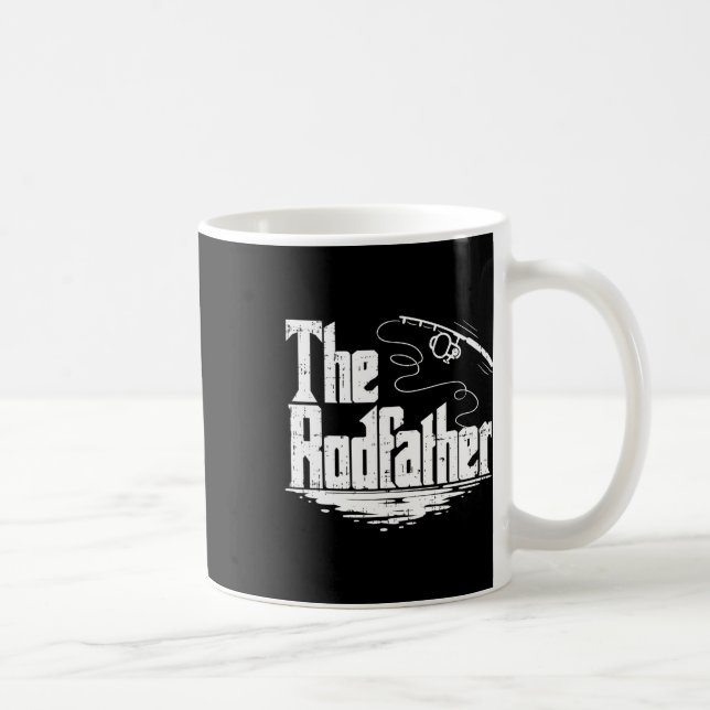 Mug Drôle cadeau de pêche Le Parrain (Droite)