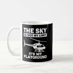 Mug Drôle cadeau de pilote d'hélicoptère pour hommes f