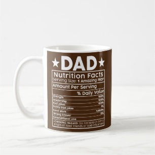 Mug Drôle cadeau Homme Fête des pères Papa Nutrition F