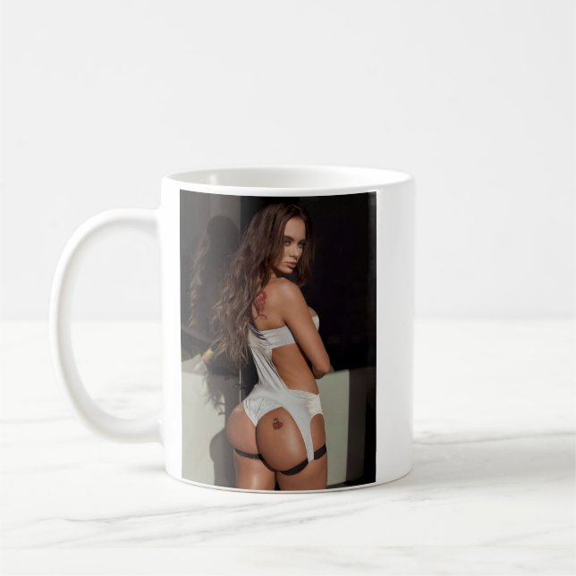Mug Drôle Cadeau Lana Rhoades mignonne Hommes d'amour (Gauche)