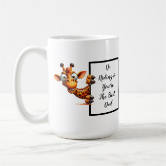 Mug Drôle cadeau papa avec une girafe drôle et décalée